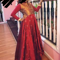 Red And Gold Anarkali. Only Wore Once. No Stains Or Damage. Bust Can Fit Someone With 32-36 Size. Gold Anarkali, Red And Gold, Anarkali, Red Gold, Lady In Red, Womens Dresses, Red, Dresses, Gold