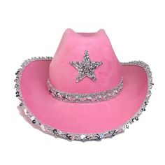 Looking for the perfect accessory to complete your party outfit? Check out this stunning Party Bilateral Sequined Cowboy Hat! The hat features an eye-catching bilateral sequin design that is sure to turn heads. It's perfect for themed parties, concerts, and any other events that call for a touch of glamour. With this hat, you're sure to make a lasting impression! Product information : Material: cloth Prop type: hat Color: pink, black, white Size Information: Size: 38*30*13 Packing list: Hat *1 Novelty Brimmed Costume Accessories For Party, Summer Party Novelty Costume Hats, Novelty Costume Hats And Headpieces For Summer Party, Novelty Summer Party Costume Hats And Headpieces, Adjustable Hats For Summer Costume Party, Pink Wide Brim Costume Hat For Festival, Adjustable Costume Accessories For Summer Festival, Summer Party Fedora Costume Hat, Wide Brim Hat For Carnival Costume Party