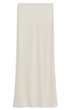 Lustrous satin lends dreamy style to this maxi-length skirt cut in a charming, flowy silhouette. Concealed elastic waist 100% viscose Dry clean Imported Mango Skirts, Dreamy Style, Satin Maxi Skirt, Latest Skirts, Satin Midi Skirt, Satin Maxi, Black Midi Skirt, Satin Skirt, Pastel Green