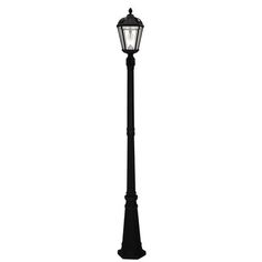 a black lamp post on a white background