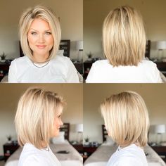 Style My Hair, Best Short Hairstyles, Short Bobs, Hair 360, Nothing Special, Blonde Hair Color Ideas