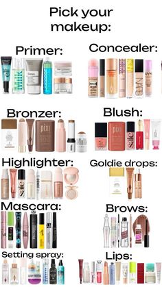 Hilighter Makeup Faces, Places To Put Highlighter Makeup, Highlighter Pen Makeup, Best Highlighters For Makeup, Best Highlighter Makeup Drugstore, Good Highlighters, Best Highlighter Makeup, Makeup Routine Guide, Highlights Makeup