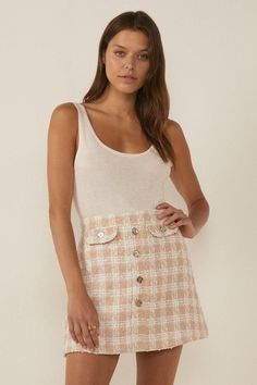 Style: Mini SkirtFabric: BoucleLength: Mini Boucle Skirt, Tailor Shop, Oasis Fashion, Fashion Face, Oasis, Mini Skirt, Mini Skirts, Buy Online, Lingerie