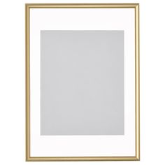 a white and gold frame on a wall