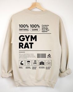 Gym Rat Workout Hoodie Pump Cover Hoodie Women Trendy Gym Sweatshirt Pump Cover Shirt Oversized Weightlifting Hoodie Gift for Gym Lover Welcome to Authentic Tee! Discover your dream style in our store, where we offer unique designs through DTF printing on high-quality apparel. Our soft and comfortable shirts are printed, pressed and shipped to you from our boutique. Enjoy your shopping!🛍️ ✔️Please make sure you check our size cards before you place your order. ✔️Please send me a message for all Cheap Gym Tops With Text Print, Trendy Printed T Shirts, Gym Design T Shirt, Gym Hoodie Design, Long Sleeve Cotton Sweatshirt For Gym, Oversized Cotton Sweatshirt For Workout, Gym Merchandise Ideas, Comfortable Fit Long Sleeve Hoodie With Letter Print, Oversized Hooded Gym Top