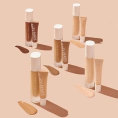 What it is: A soft-matte, long-wearing foundation with climate-adaptive technology to fight heat, sweat, and shine-available in a wide range of shades. Coverage: FullFinish: MatteFormulation: LiquidIngredient Callouts: Free of parabens and phthalates. It is also vegan and cruelty-free.What Else You Need to Know: This buildable, medium-to-full-coverage foundation gives skin a visibly smooth, pore-diffused, shine-free finish. After doing extensive consumer testing and rigorous research, the brand Fenty Skin, Idea Business, Skin Undertones, Target Gifts, Sephora Beauty, Medium Skin Tone, Skin Prep, Matte Foundation, Business Products