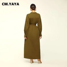 Brand Name: CM.YAYAElasticity: Non StrechSleeve Style: RegularFabric Type: PoplinPattern Type: SolidFit Type: Regulai FitSilhouette: STRAIGHTNeckline: O-NeckDecoration: SequinedStyle: High StreetDresses Length: Knee-LengthMaterial: CottonAge: Ages 25-35 Years OldOrigin: Mainland ChinaCN: FujianClosure Type: PulloverType: RegularWaistline: empireSleeve Length(cm): FullSeason: Autumn/WinterProfile Type: HPlace Of Origin: China (Mainland)Gender: WOMENSupport: wholesale and dropshippingItem: CM.YAYA Khaki Dress For Fall, Khaki Fall Dress, Solid Color Khaki Fall Dress, Winter Solid Color V-neck Maxi Dress, Winter V-neck Maxi Dress Solid Color, Spring Long Sleeve Solid Color Maxi Dress, Spring Khaki Long Sleeve Maxi Dress, Solid Color Long Sleeve Maxi Dress For Office, Solid Long Sleeve Maxi Dress For Office