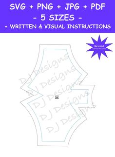 the front and back side of a sewing pattern