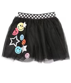 Girls' Skirts | Dillard's Harajuku Style Summer School Skort, Harajuku Style Skirt For Summer School, Playful Mini Skirt For School, Cute Summer Mini Skirt, Cute Black Skort For Summer, Cute Black Summer Skort, Cute Black Summer Skirt, Casual Black Skort, 2025 Spring