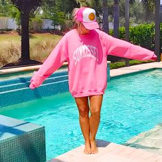 Get ready to embrace the summer vibes with our sunkissed sweatshirt! This versatile piece can be worn all year round, whether you're at the beach or by the pool. Its preppy and trendy design will add a pop of color and brightness to your wardrobe. Stay casual and comfortable while radiating sunshine wherever you go. Fabric: 50% Polyester / 50% Cotton Design: Safety Orange & Safety Pink (White heat-applied vinyl) Safety Yellow (Neon Orange heat-applied vinyl) Royal Blue (Neon Yellow heat-applied Relaxed Crew Neck Spring Sweatshirt, Relaxed Crew Neck Sweatshirt For Spring, Oversized Crew Sweatshirt For Summer, Sporty Letter Print Sweatshirt For Summer, Casual Summer Loungewear Sweatshirt, Summer Casual Sweatshirt For Loungewear, Athleisure Crew Sweatshirt For Spring, Summer Athleisure Sweatshirt For Loungewear, Spring Athleisure Crew Sweatshirt