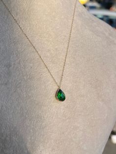 "✅ 14k Gold Emerald Cut Drop Necklace, Teardrop Necklace, May Birthstone Gift, Green Gemstone Pendant, Delicate Emerald Cut Necklace, Dainty Emerald,Gold Necklace, Mother's Day Gift, Best Gift For Her Features Made to Order. ✅ Gold Kt: 14K ✅ Available Gold Color: Rose Gold, Yellow Gold, White Gold ✅ Ready to Ship in 2-5 Business Days if you have any additional questions about this ring, just hit the \"Ask a Question\" button (just to the right of the price) and we will get back you within a few Pear-shaped May Birthstone Necklace Gift, Teardrop Gemstone Necklace For May Birthstone, Formal Teardrop Necklace With May Birthstone, Green Pear-shaped Drop Necklace For Gift, Formal Teardrop Necklace For May Birthstone, Green Pear-shaped Drop Necklace Gift, May Birthstone Teardrop Pendant Necklace, Emerald Gold Necklace, Emerald Cut Necklace