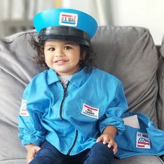 It’s National Postal Worker Day—and we’re celebrating with this adorable special delivery! Thanks for the sweet pic, @_mykid_! bit.ly/2N6KKmK #dramaticplay Mail Carrier Costume, Firefighter Costume, Astronaut Costume, Book Bins, Doctor Costume, Workers Day, Role Play Costume, Mail Carrier, Nurse Costume