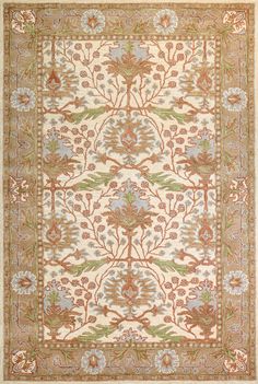 Beige Style, Rug Beige, Transitional Rugs, Saturated Color, Transitional Design, Contemporary Rugs, Pattern Floral, Traditional Rugs, Beige Color