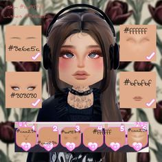 cute feminine makeup combo using masculine lips on dti       dti, roblox, dress to impress, makeup tutorials, makeup combo, custom makeup, pretty, lips, dressup games, fashion Custom Makeup Ideas Dress To Impress, Dress To Impress Makeup, Roblox Makeup, Makeup Combo, Feminine Makeup, Makeup Faces, Pretty Lips