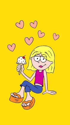 Cartoon Lizzie Mcguire, Lizzie Mcguire Poster Cartoon, Lizzie Mcguire Aesthetic Wallpaper, Lizzie Mcguire Painting, Lizzie Mcguire Cartoon Aesthetic, Lizzie Mcguire Poster, 90s Cartoons Wallpaper, 90 Cartoon Characters, 90s Cartoon Movies