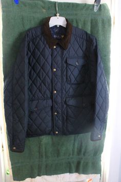 NEW WITH TAGS POLO RALPH LAUREN BRENTFORD CORDUROY INSULATED QUILTED JACKET. SIZE XL. Designer Long Sleeve Outerwear With Patch Pockets, Designer Collared Outerwear With Pockets, Designer Winter Outerwear With Flap Pockets, Ralph Lauren Long Sleeve Outerwear For Outdoor, Ralph Lauren Casual Long Sleeve Sport Coat, Casual Ralph Lauren Sport Coat, Designer Collared Winter Outerwear, Casual Ralph Lauren Sport Coat With Pockets, Casual Ralph Lauren Outerwear With Pockets