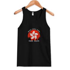 Make Hong Kong Free Again Tank Top AI Sweater Ootd, Hong Kong Fashion, Rose Tank Top, Boys Tank Tops, Sweater Crop, Order Form, Sweater Design, Print Tank