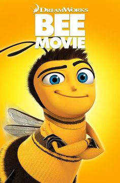 the poster for the animated movie bee movie