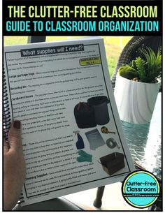 the clutter - free classroom guide to classroom organization