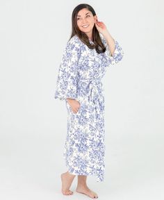 Womens Knit Robe | RuffleButts & RuggedButts Cozy Spring Sleepwear For Overnight, Cozy Sleepwear For Overnight In Spring, Spring Sleepwear With Tie Waist For Loungewear, Spring Loungewear Sleepwear With Tie Waist, Spring Cozy Robe For Loungewear, Spring Cozy Loungewear Robe, Cozy Loungewear Robe For Spring, Cozy Spring Loungewear Robe, Spring Cotton Robe For Bedtime