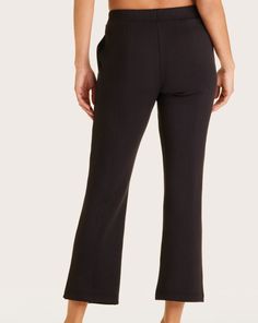 A black trouser is a staple item in anyone's closet. Ours is the Phoebe Crop Pant. Boston Proper, Cropped Pants, Black Pants, Trousers, Pants, Black