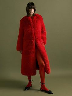 Composition : 100% POLYESTERCountry of Origin : China Red Winter Coat, Winter Coat, Fur Coat, Composition, Jackets & Coats, China, The Originals, Clothes For Women, Red