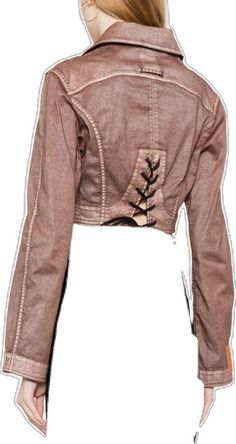 Fitted Cropped Brown Outerwear, Fitted Brown Denim Outerwear, Corset Style, Paul Gaultier, Jean Paul, Jean Paul Gaultier, Denim Fashion, Jeans Shop, Denim Jacket