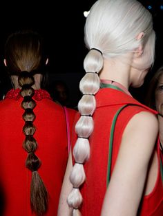 Easy catwalk hairstyles to copy from Fashion Week A/W 2014 Catwalk Hair, Timeless Hairstyles, Fashion Week Hair, Hairstyles Simple, High Fashion Hair, Runway Hair, Asymmetrical Hairstyles, Funky Hairstyles