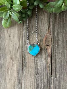 Southwest Made Turquoise Sterling Silver Heart Necklace. It measures 24 inches long with hang while the chain by itself measures 22 inches long. Signed by the artist and stamped sterling silver. Thank you for checking out my store, if you have any questions please contact me!! Exported By ExportYourStore :) SKU:448323119024_F473* Sterling Silver Turquoise Necklace With Adjustable Chain, Turquoise Sterling Silver Heart Pendant Necklace, Turquoise Heart Pendant Necklace In Sterling Silver, Southwestern Heart Jewelry Gift, Turquoise Heart Charm Pendant Necklace, Turquoise Pendant Necklace With Heart Charm, Blue Turquoise Heart Pendant Necklace As Gift, Sterling Silver Turquoise Necklace With Heart Charm, Sterling Silver Turquoise Heart Pendant Necklace As Gift