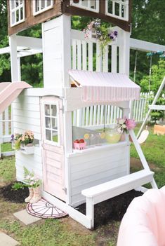 IMG_7027 Diy Playhouse, Rock Walls, Fun Diy Projects, Wooden Playset, Wooden Swing