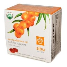 Sibu Beauty Sea Buckthorn Cellular Support with Omega  60 softgel per pack  1 each -- Check this awesome product by going to the link at the image. (This is an affiliate link) #NutritionalSupplements Sea Buckthorn Oil, Sibu, Cellular Level, Environmental Health, Sea Buckthorn, Healthy Eating Habits, Skin Care Treatments, Usda Organic, Nutritional Supplements