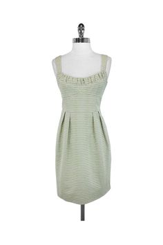 Current Boutique-Nanette Lepore - Light Seafoam Green Sleeveless Dress Sz 6 Light Seafoam Green, Green Sleeveless Dress, Short Dresses Casual, Nanette Lepore, Seafoam Green, Green Shorts, Sea Foam, Above The Knee, The Knee