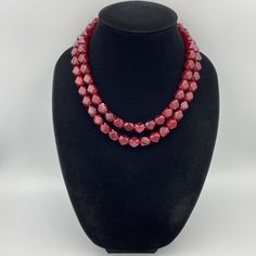 "This beautiful Garnet Red Chunky Necklace is completely handmade with high quality.  - Necklace length is 17\" shortest strand plus 4 inch extender chain for length adjustment. Matching earrings are bonus. Made from acrylic beads.  - non tarnish gold plated finding - clasp is gold plated stainless steel lobster claw - 4 inches extender is non tarnish gold plated chain This necklace would be a PERFECT GIFT for you or for your family and friends!  Comes beautifully packaged in a gift box!  Thank Garnet Red, Chunky Necklace, Gold Plated Chains, Red Garnet, Necklace Handmade, Acrylic Beads, Multi Strand, Necklace Length, Matching Earrings