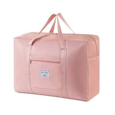 Foldable Travel Duffel Bag Tote Carry Luggage Person Item Bag Sport Duffle Weekenders Carry Overnight For Women Girls Feature: Quantity: 1pc Material: Oxford cloth Color: PIN-K Product size: 35.5x31x13cm/13.97x12.2x5.11inS Packing size: 30x25x5cm / 11.81x9.84x1.96in net weight:200g/0.44lb Gross weight: 200g/0.44lb Applicable scene: Travel, Outdoor Description: This Travel Duffle Bag for GymSports,short Tip,shopping bag or Emergencies. The zippers are strong 2.Handles are sturdy and comfortable t Versatile Foldable Bag For Overnight Trips, Pink Bag With Zipper Closure For Trip, Foldable Rectangular Travel Accessories For Outdoor, Portable Nylon Rectangular Travel Bag, Multifunctional Packable Bag For Trips, Foldable Nylon Rectangular Bag, Foldable Rectangular Nylon Bag, Practical Packable Bags For Trip, Versatile Foldable Bag For Trips