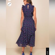 This Cute, Sleeveless Dress Is Perfect For Weddings Or Showers. Dress It Up With Heels, Or Dress It Down With Flats And A Jean Jacket Purple Sleeveless Midi Dress With Ruffles, Sleeveless Purple Midi Dress With Ruffles, Purple Sleeveless Maxi Dress For Garden Party, Sleeveless Purple Maxi Dress For Garden Party, Sleeveless Purple Maxi Dress For Date Night, Lavender Maxi Dress, Black Lace Dress Long, Green Wrap Dress, Lulus Maxi Dress