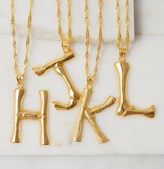 Initial Necklaces, Initial Pendant, Rope Chain, Initial Necklace, Gold Jewelry, Initials, Gold Necklace, Gold Plate, Plating