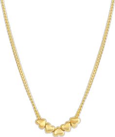 Gold | gorjana jewelry | Lou Heart Necklace Gold Heart Necklace With Gold Chain, Elegant Heart Shaped Gold Chain Necklace, Elegant Heart-shaped Gold Chain Necklace, Elegant Yellow Gold Charm Necklaces With Heart Beads, Yellow Gold Chain Necklace For Valentine's Day, Elegant Yellow Gold Charm Necklace With Heart Beads, Yellow Gold Plated Chain Necklace For Valentine's Day, Valentine's Day Yellow Gold Plated Chain Necklace, Valentine's Day Yellow Gold Chain Necklace