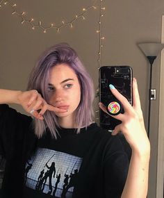 Short Purple Hair, Short Dyed Hair, Light Purple Hair, Purple Ombre Hair, Dyed Hair Pastel, Violet Hair, Lilac Hair, Lavender Hair, Hair Color Purple