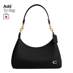 in stock Sleek Evening Bags With Branded Hardware, Luxury Everyday Coach Shoulder Bag, Sleek Black Shoulder Bag With Gold-tone Hardware, Classic Coach Evening Shoulder Bag, Classic Coach Shoulder Bag For Evening, Modern Coach Shoulder Bag With Branded Hardware, Sleek Bags With Branded Hardware For Everyday Use, Sleek Bags With Branded Hardware, Elegant Coach Soft Leather Shoulder Bag