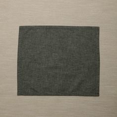 Grey Chambray Placemat 18" x 14" Made in the USA Chambray, Placemats, Grey, Home Decor