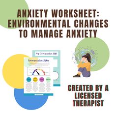 CREATED BY A LICENSED THERAPIST This resource includes a 2 page handout on communication styles as well as a reflection on your own communication styles. Improving Relationships, Environmental Change, Making Changes, Communication Styles