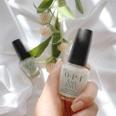 @hyunsbeauty way of achieving strong, #HealthyNails: #OPINailEnvy and a touch of patience! #ColorIsTheAnswer #OPIObsessed #NudeNails #NudeMani #NeutralNails #NeutralMani #WeddingNails #StrongNails #Valentines2021 #DIYNails #NailGoals #NailRoutine #NailCare #SelfCare Neutral Mani, Strong Healthy Nails