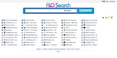 an image of a web page with the word ao search on it