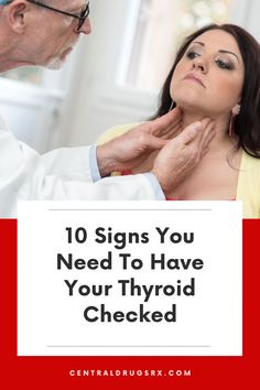 Your thyroid is a small gland in your neck that produces thyroid hormones, which are responsible for regulating your metabolism, heartbeat, temperature, and mood. Here are 10 signs that you need to have your thyroid checked by your doctor. Community Pharmacy, Low Thyroid Remedies, Thyroid Remedies, Tooth Infection, Dairy Free Breastfeeding, Low Thyroid, Fat Burning Tea, Turmeric Vitamins, Thyroid Symptoms