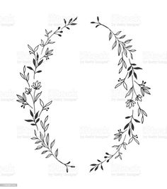 the letter o made up of leaves and flowers stock photo, royalty - art illustration