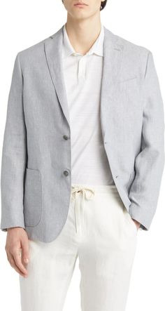 Nordstrom Patch Pocket Linen Sport Coat | Nordstrom Classic Linen Blazer With Pockets, Classic Linen Blazer With Patch Pockets, Business Casual Linen Blazer With Patch Pockets, Linen Blazer With Patch Pockets For Business Casual, Tailored Linen Blazer With Patch Pockets, Tailored Linen Sport Coat With Pockets, Linen Blazer With Notch Lapel And Pockets, Linen Notch Lapel Blazer With Pockets, Linen Sport Coat With Patch Pockets For Business Casual