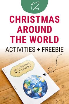 christmas around the world activities and freebie for kids to do with their own family