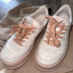 Gucci Sneakers For Woman. Gucci Low-top Cream Sneakers, Gucci Cream Low-top Sneakers, Gucci Casual Cream Sneakers, Casual Gucci Cream Sneakers, Casual Cream Gucci Sneakers, Gucci Pink Sneakers With Rubber Sole, Pink Gucci Sneakers With Rubber Sole, Gucci Casual Pink Sneakers, Sporty Pink Gucci Sneakers