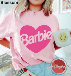 Barbie Vinyl Shirt, Barbie Shirt Ideas, Barbie Movie 2023, Barbie T Shirt, Barbie Shirt, Movie 2023, Custom Barbie, Barbie Movie, Barbie Birthday