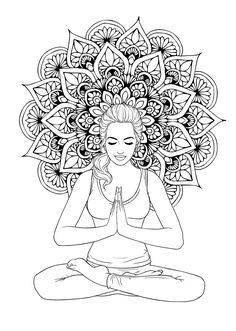 Yoga coloring book for adultsA special coloring book for yoga fans who are looking for mindfulness, balance and relaxation.With many yoga poses, beautiful mandalas and namaste designsThe Mandala Yoga Coloring Book includes A4 70 pages matte softcover black backs - no pushing through Yoga poses with beautiful mandala and abstract backgrounds Namaste greeting with lotus flowers partly on a black background for a great color contrast with extraordinarily beautiful floral mandalas Yoga - meditation - mindfulness - anti-stress - pure relaxation from easy to challenging for hours of relaxation Losing yourself in shapes and colors, switching off your head, concentrating on the here and now, reducing stress and relaxing - the yoga coloring book offers you all of this. Look forward to the beautiful Yoga Poses Beautiful, Lotus Flower Drawing, Colouring Ideas, Losing Yourself, Yoga Mandala, Mandala Digital, Beautiful Mandala, Zentangle Designs, Mandala Coloring Books